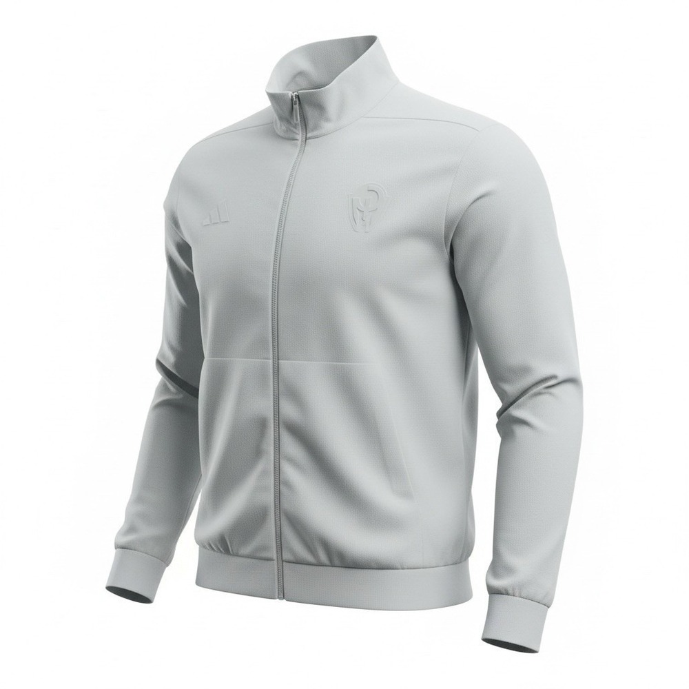 Adidas Track Jacket Mens Large Grey Patrick Mahomes Lightweight Full Zip Kb0314